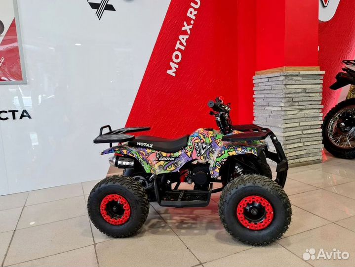 Детский квадроцикл Mini Grizlik X16 (PS, BW) motax