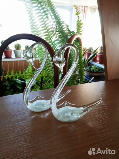 Лебеди стеклянные СССР