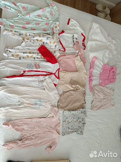 Пакет вещей для девочки 68-74