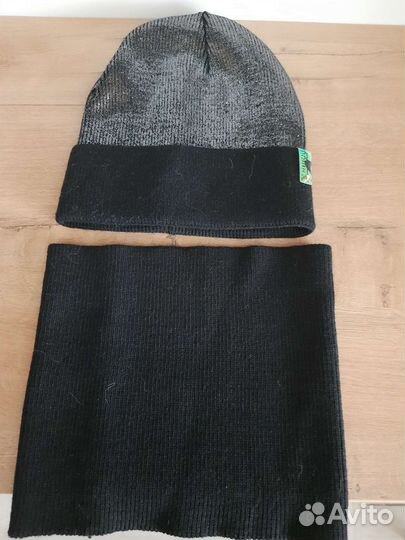 Комплект шапка и снуд для девочки