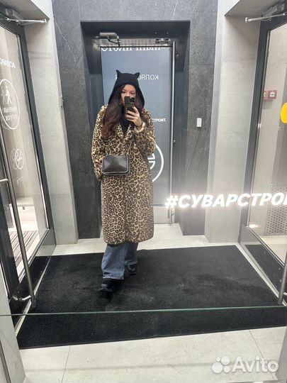 Шуба из экомеха женская