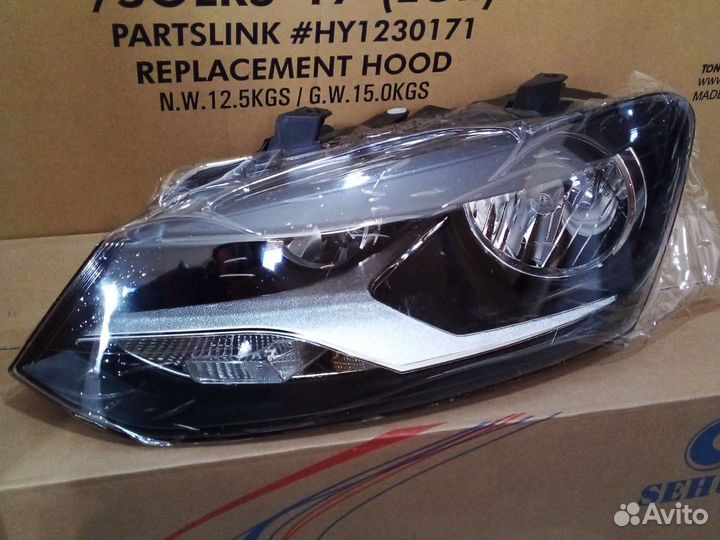 Фары фольксваген поло2015