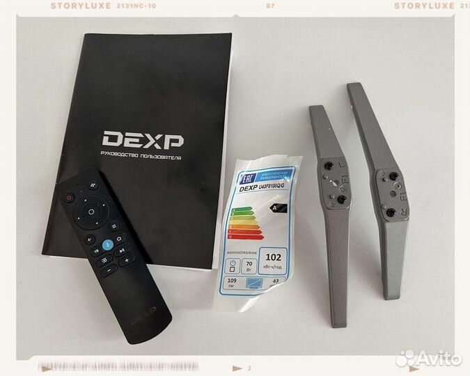 Телевизор SMART TV dexp 43