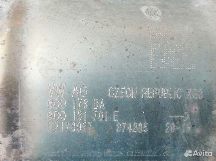 Катализатор двс CWV Skoda Rapid, VW Polo