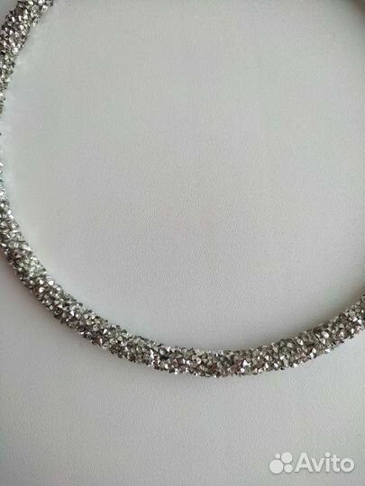 Серебряное ожерелье (чокер) на шею женский