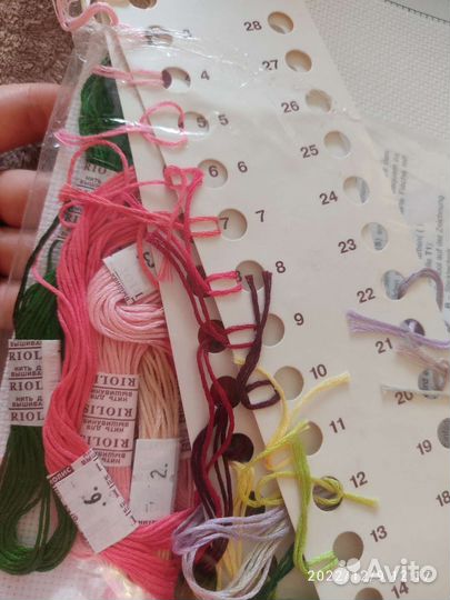 Набор для вышивания крестом риолис розы