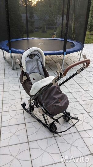 Санки коляска ника 7 8к