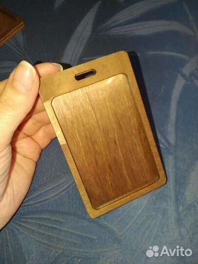 Картхолдер деревянный