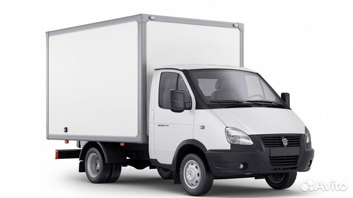 Водитель экспедитор со своим грузовым авто Газель