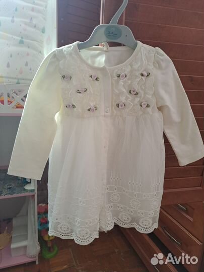 Платье нарядное на девочку 86