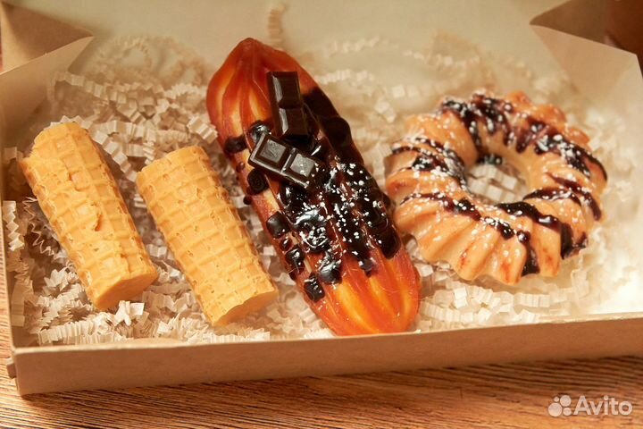 Мыло ручной работы - «Печенье»