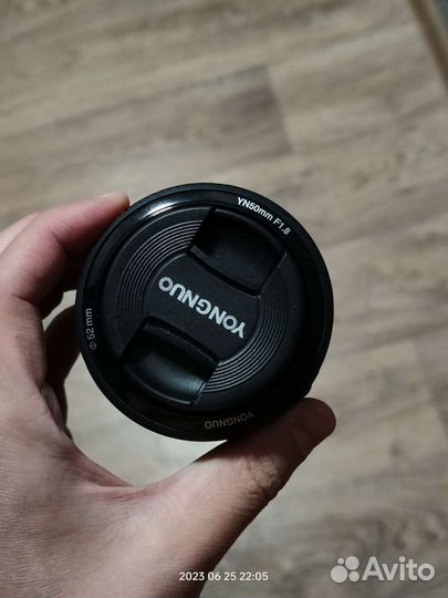 Объектив yongnuo 50mm for canon