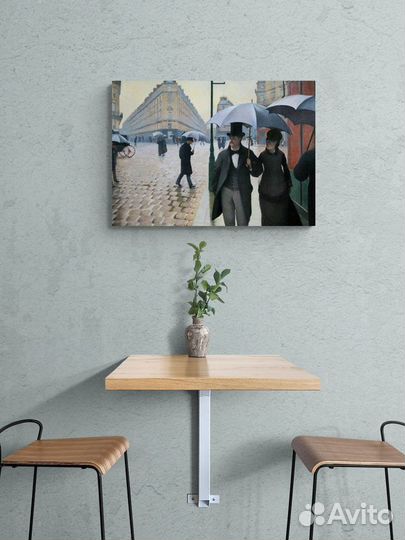 Гюстав Кайботт Парижская улица в дождливую погоду