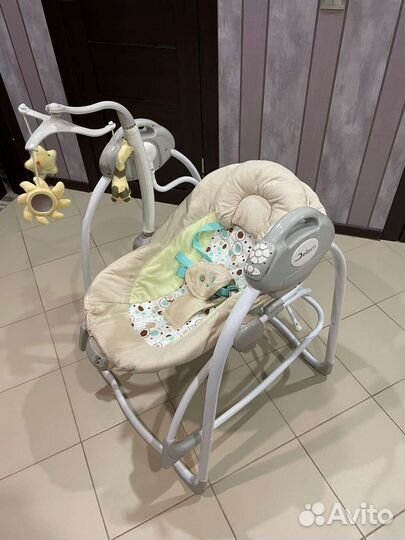 Детская качель шезлонг