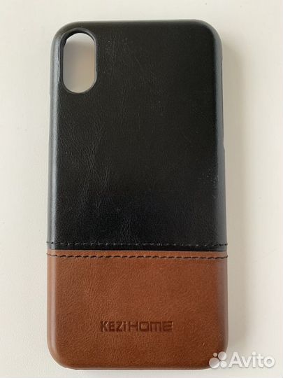 Чехол из натуральной кожи для iPhone X/XS