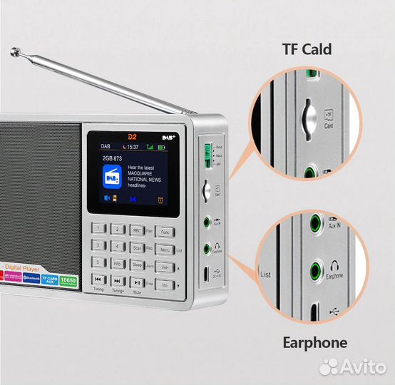 Радиоприемник цифровой,новый