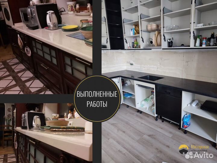 Столешница для кухни влагостойкая, акрил