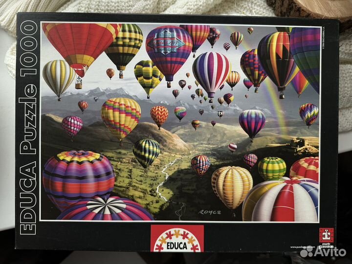 Пазлы 1000 и 1500 деталей, 2 шт