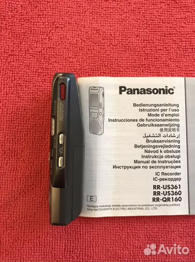 Цифровой диктофон Panasonic. RR - US360
