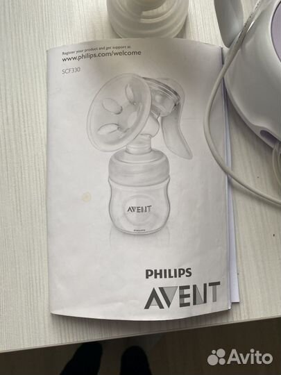 Электронный молокоотсос avent Philips