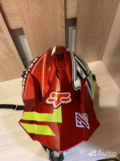 Кроссовый шлем fox racing