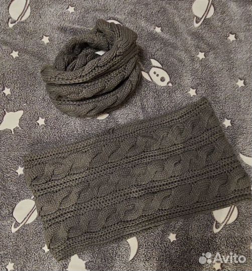 Новые женские снуд и шарф