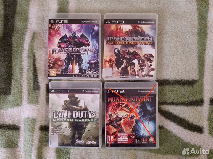 Диски на sony playstation 3