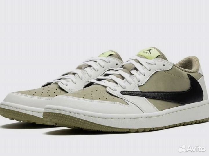 Travis Scott X Air Jordan 1 Low Golf Neutral Olive