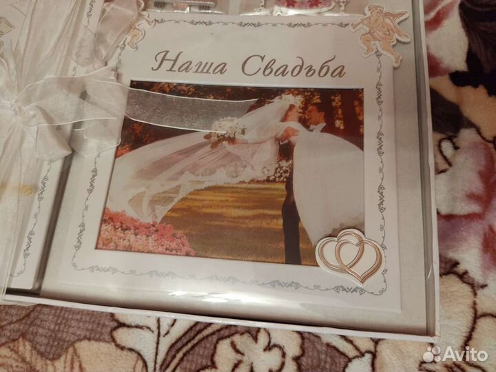Свадебный альбом+рамка+наклейки