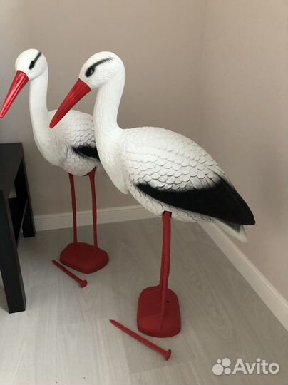 Фигура декоративная Аист