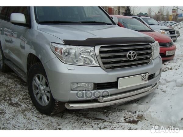 Дефлектор капота темный toyota land cruiser 200