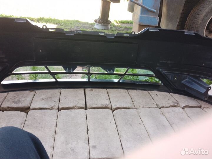 Бампер передний чёрный Daewoo Nexia 2 рестайлинг