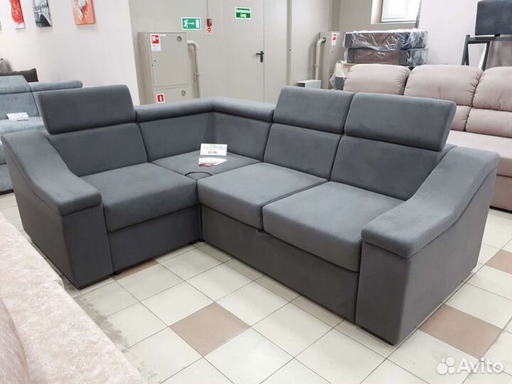 Угловой диван Даймонд независимый пружинный блок