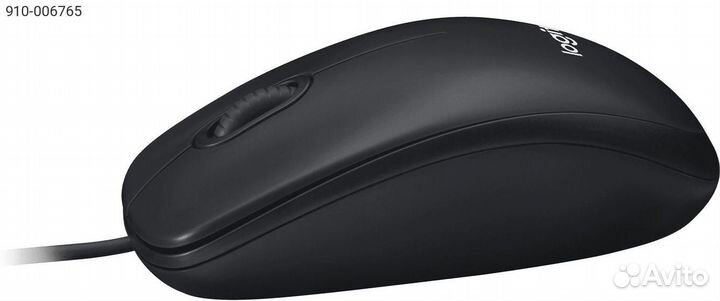 910-006765, Мышь Logitech M100 Проводная чёрный