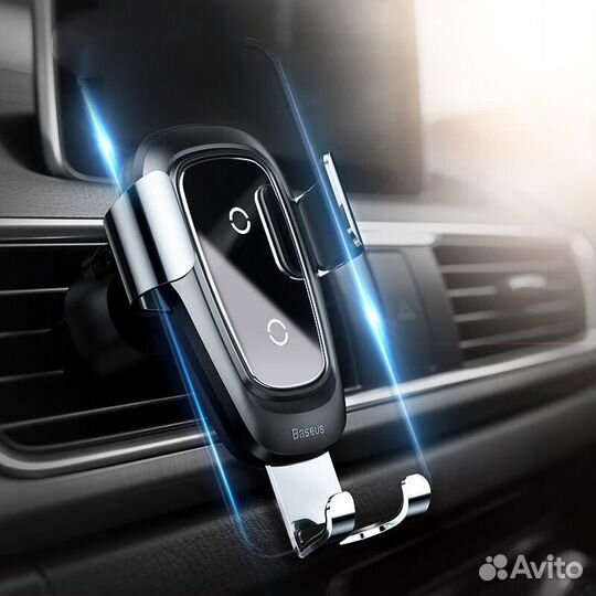 Держатель с беспроводной зарядкой Baseus wxyl-09