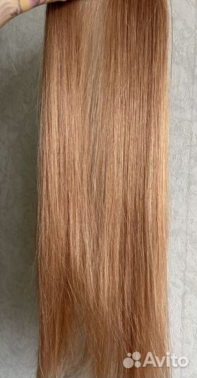 Волосы. Медовый оттенок. 81 см 180 гр
