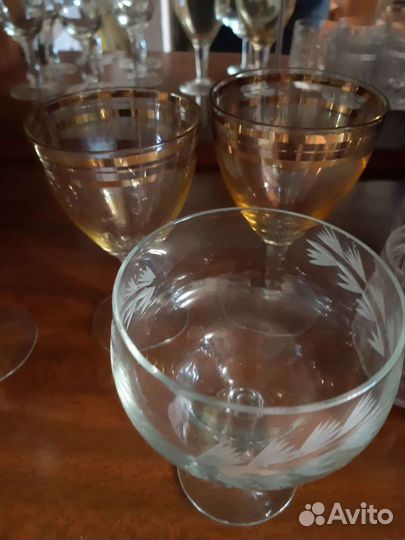 Фужеры стекло. СССР