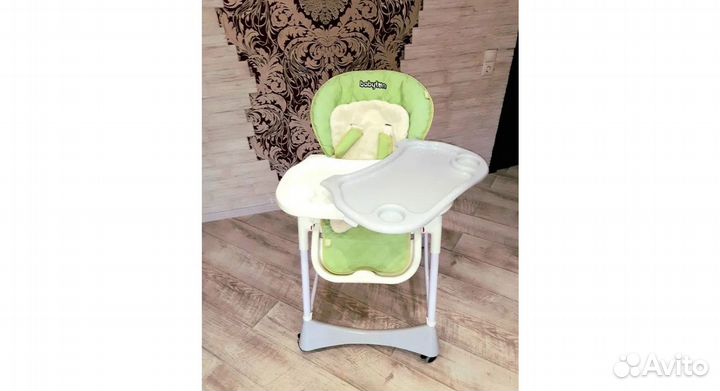 Стул для кормления Babyton Зелено-белый