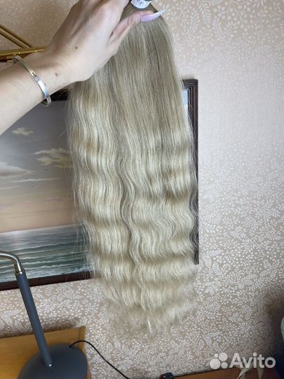 Волосы для наращивания славянка премиум