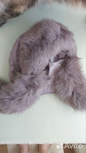 Капюшон от пуховика с мехом