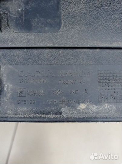 Молдинг двери передней правой LADA Largus