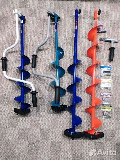 Ледобур,адаптер для шнека,нож к ледобуру,багор