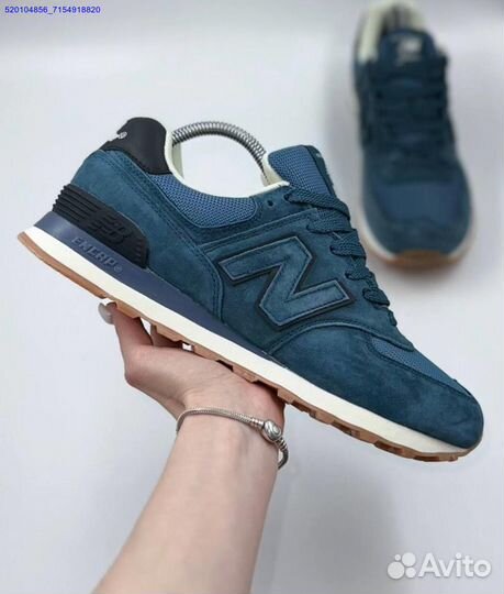 Кроссовки New Balance 574 Blue (Арт.92515)