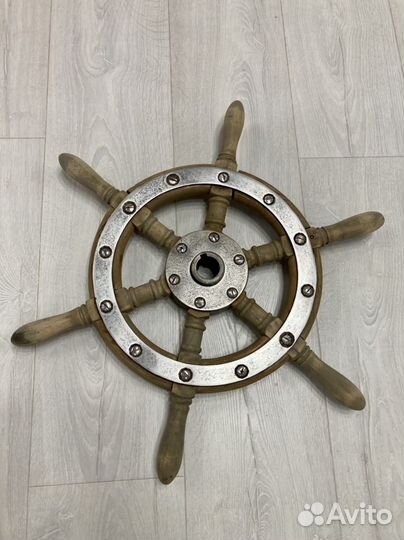 Штурвал судовой старинный