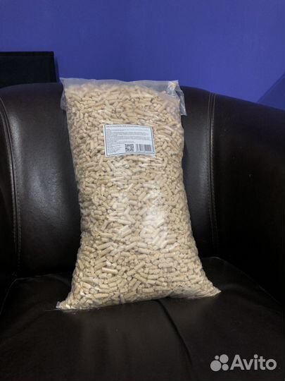 Древесный наполнитель для кошачьего туалета 10кг