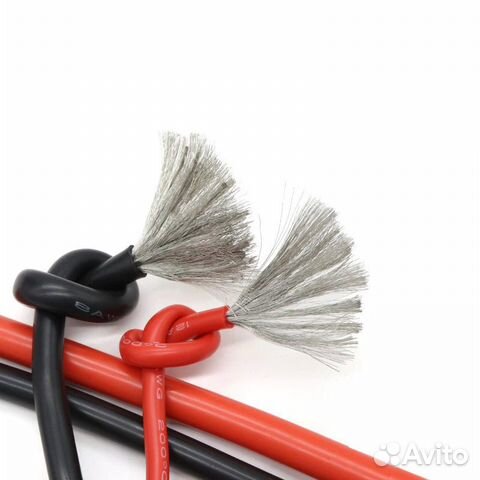 Кабель силиконовый медный луженный AWG 8 16 AWG20