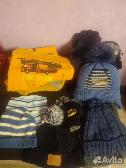 Шапки, кофты, футболки