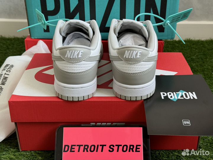 Nike dunk low grey fog оригинал