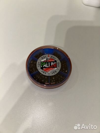 Грузила pallini от 0.2 g до 1.0 g