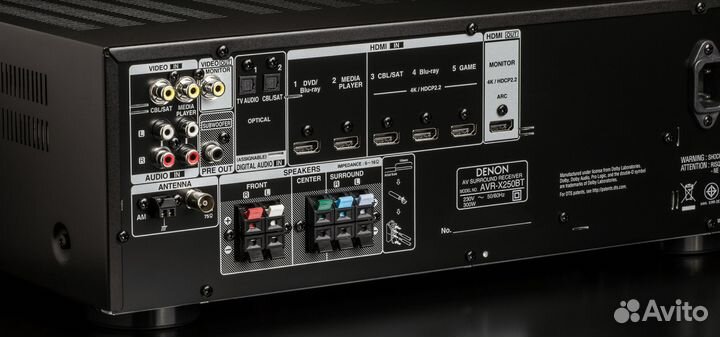 Домашний ресивер denon и акустика Heco